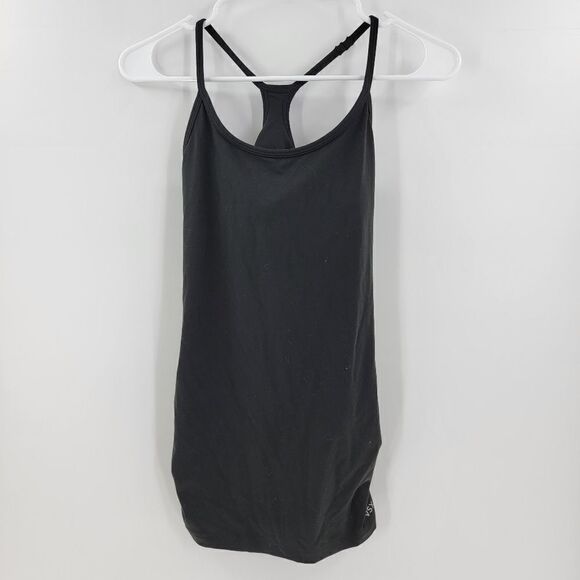 Victoria's Secret vsx black tank top built in bra xs sexy comfy gym workout - Picture 1 of 6